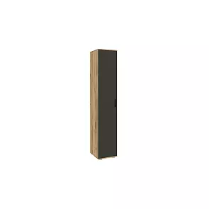 Пенал Белла (гостиная) (Графит, Дуб крафт)