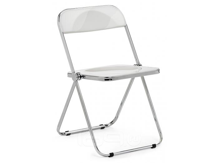 Пластиковый стул Fold складной white/chrome 430*460*810