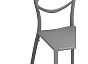 Пластиковый стул Simple gray