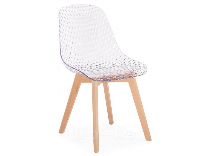 Пластиковый стул Vart clear / wood