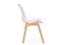 Пластиковый стул Vart clear / wood