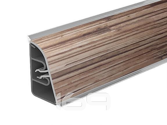 Плинтус для столешницы пластиковый АР850 Тростник (207) 37*24*4200 (ф ...