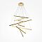 Подвесной светильник Line, золото, 90 Вт