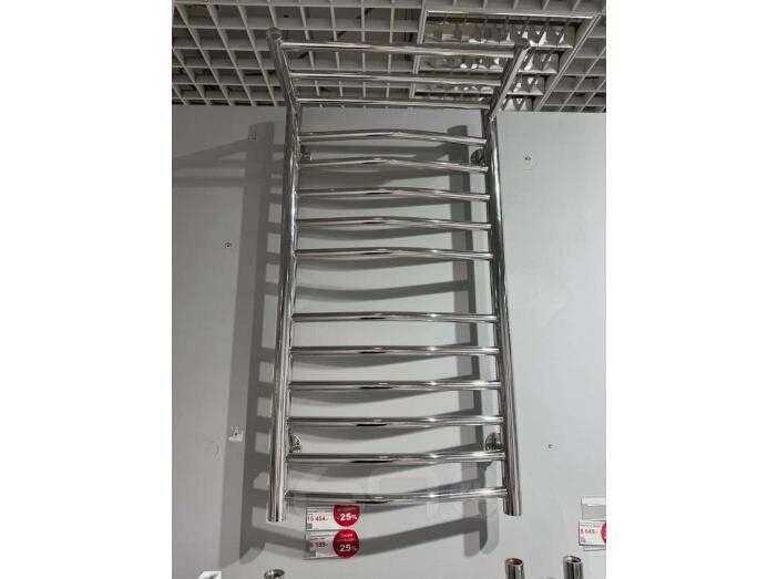 Полотенцесушитель водяной Point PN05148SP П11 400x800 с полкой, хром Выставочный образец