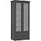 Шкаф 900x528x2116 Престиж Графит структурный/графит МДФ