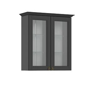 Престиж-1 (гостиная) ШВС800/900 (Графит структурный, Графит)