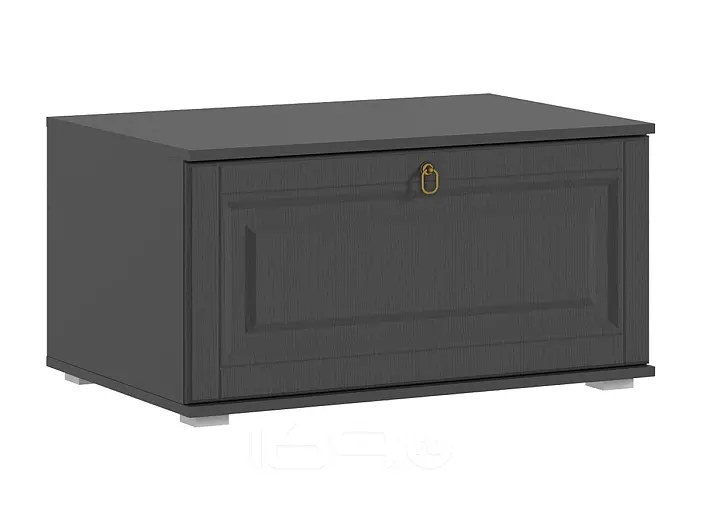 Престиж-1 (гостиная) Тумба 800 (Графит структурный, Графит)