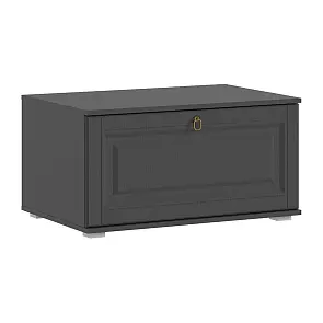 Престиж-1 (гостиная) Тумба 800 (Графит структурный, Графит)