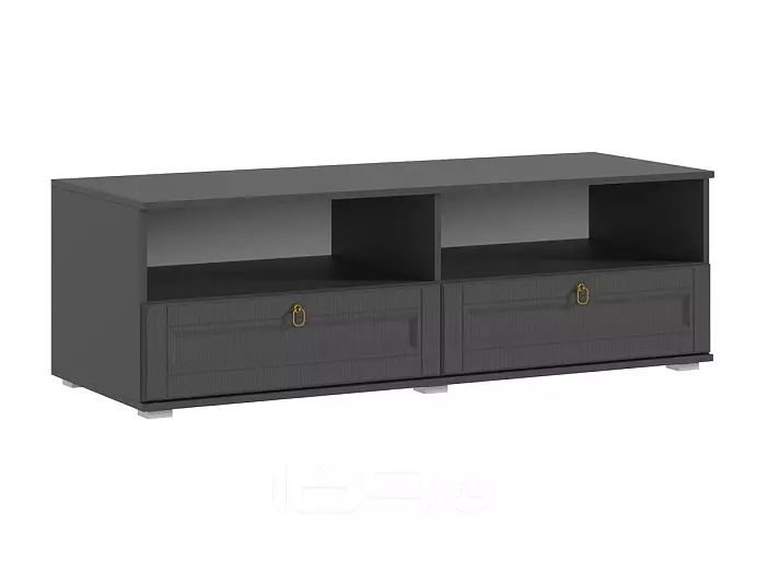 Престиж-1 (гостиная) Тумба ТВ  (Графит структурный, Графит)