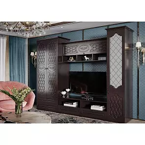 Престиж (гостиная) Пенал (Шоколад, венге)