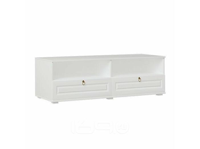 Престиж (гостиная) Тумба ТВ (Белый матовый, белый)