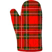 Прихватка-рукавица рогожка 18х33 арт. 904 "Wenge" рис. 29163-1 Мелодия Рождества