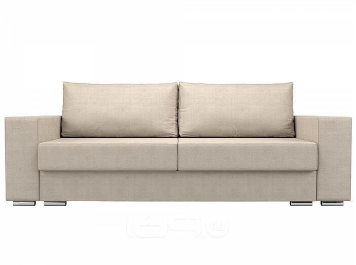Прямой диван Исланд    Рогожка Бежевый