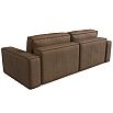 Прямой диван Прага классик, рогожка, berat коричневый