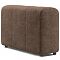 Пуф боковой (подлокотник) "Торонто" СТАНДАРТ Коричневый Вариант 2