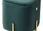 Пуф для гостиной ARES BLUVEL-78 GREEN/GOLD