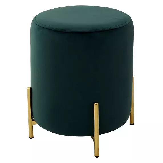 Пуф для гостиной RICE BLUVEL-78 GREEN/GOLD