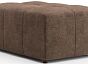 Пуф малый "Торонто" СТАНДАРТ Коричневый Вариант 2