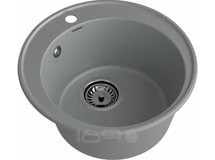 QUARZ (ECO-08) Мойка  чаша D=480мм   (темно-серый)