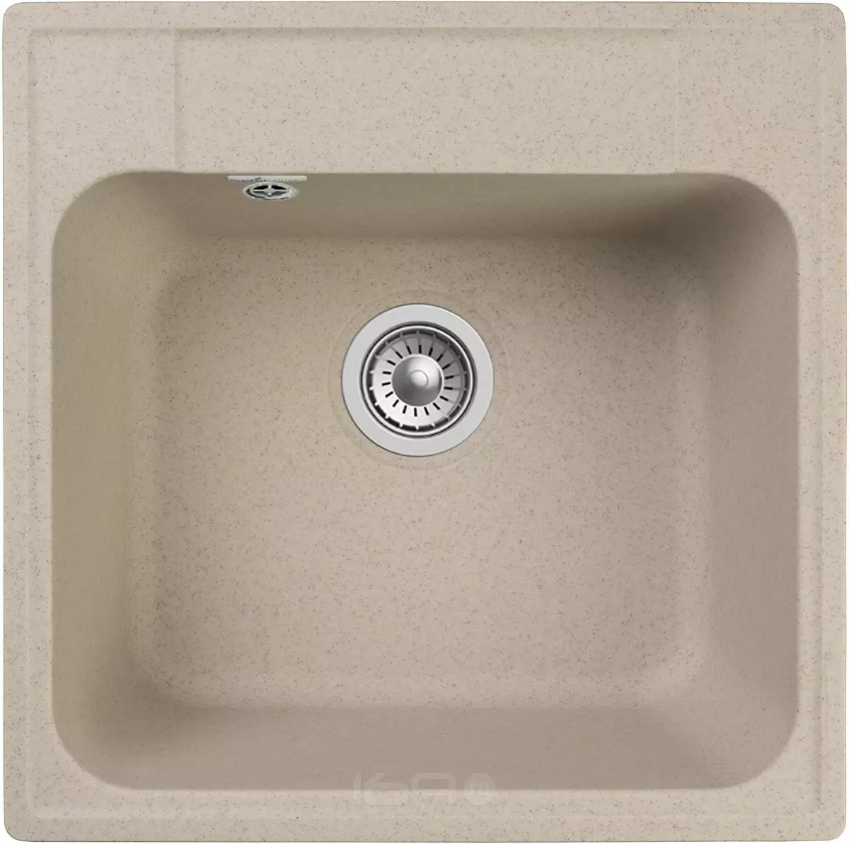 QUARZ (ECO-48) Мойка  1-чаш.  480*480   (песок) 