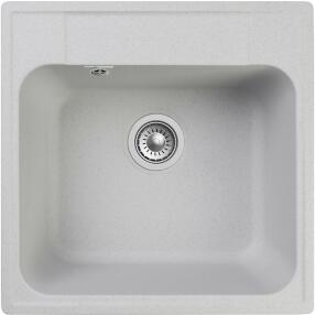 QUARZ (ECO-48) Мойка  1-чаш.  480*480   (серый) 