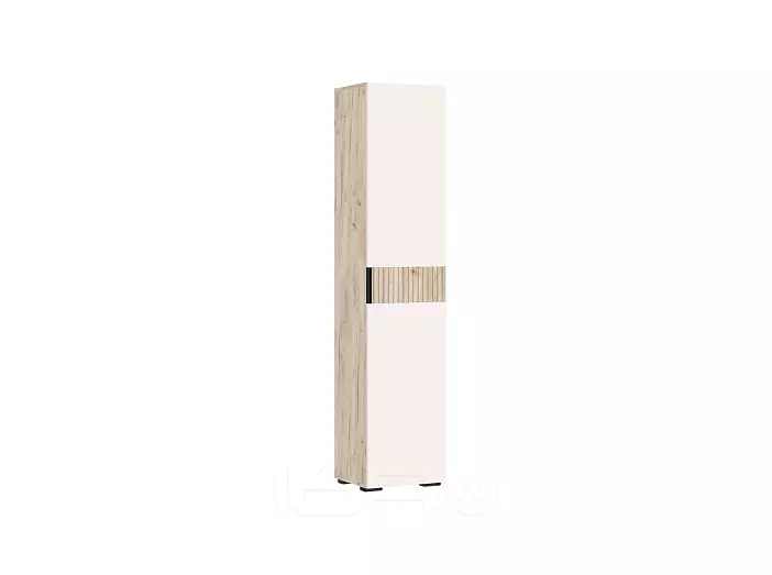 Шкаф 400x348x1826 Роджина Кашемир, Дуб Крафт серый/дуб крафт серый ЛДСП