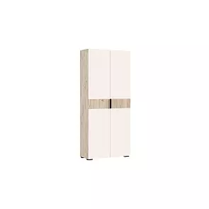 Шкаф 800x346x1826 Роджина Кашемир, Дуб Крафт серый/дуб крафт серый ЛДСП