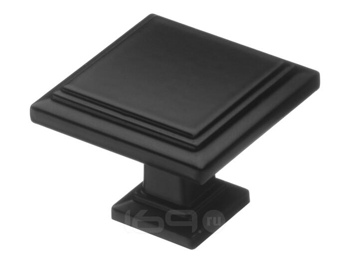 Ручка-кнопка RK-105 BL, матовый черный
