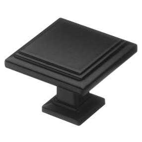 Ручка-кнопка RK-105 BL, матовый черный