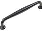 Ручка скоба мебельная URSULA RS433BL.4 BL Черный матовый 128 мм