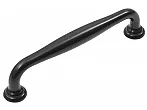 Ручка скоба мебельная URSULA RS433BL.4 BL Черный матовый 96 мм