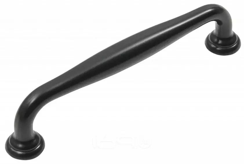 Ручка скоба мебельная URSULA RS433BL.4 BL Черный матовый 96 мм