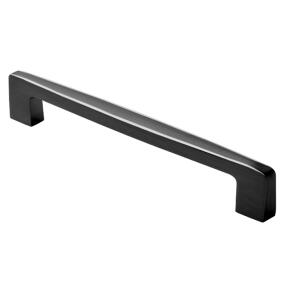 Ручка-скоба S-2626-128 BLC, 128 мм, матовый чёрный/хром