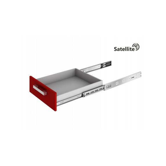 Шариковые направляющие Zn Цинк 450*45 Satellite с доводчиком