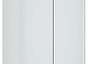 Шкаф Экспресс 2 2-х дверный Дуо ЛДСП (Белый профиль) Белый снег 1400x2400x450