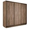 Шкаф-купе 2400x450x2400 Экспресс 2 Дуб Крафт табачный ЛДСП