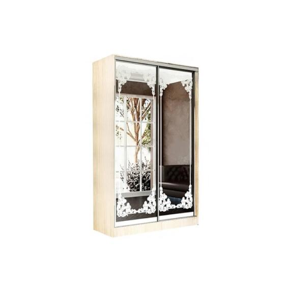 Шкаф-купе Тринити 4 (1,35 м) (Сандал светлый)