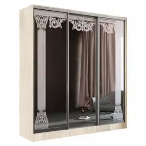 Шкаф-купе Тринити 5 (2,0 м) (Сандал светлый)