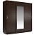 Шкаф Лайт 3-дверный Венге 1800