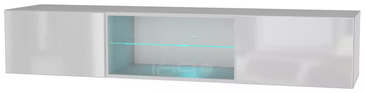 Шкаф навесной POINT ТИП-33 Белый/Белый глянец 71774446