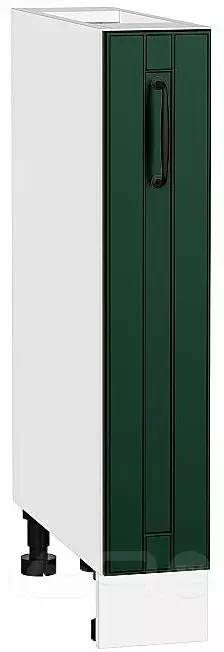 Шкаф нижний бутылочница Дублин Special Green/Белый 816*150*478