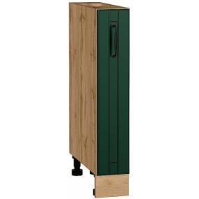 Шкаф нижний бутылочница Дублин Special Green/Дуб Вотан 816*150*478
