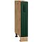 Шкаф нижний бутылочница Дублин Special Green/Дуб Вотан 816*150*478