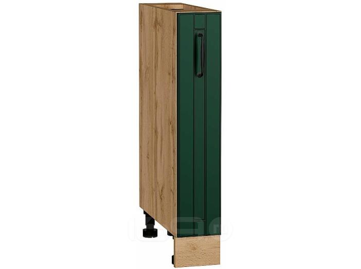 Шкаф нижний бутылочница Дублин Special Green/Дуб Вотан 816*150*478