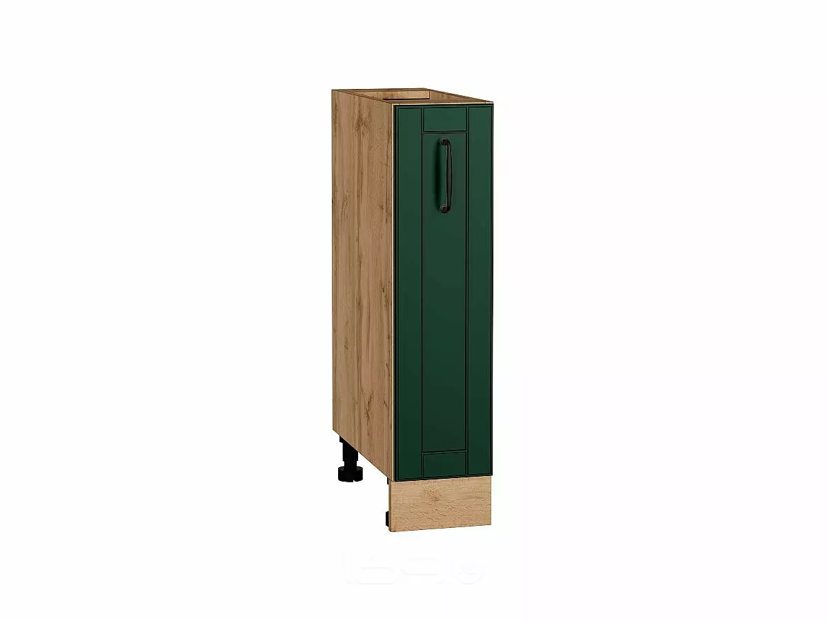 Шкаф нижний бутылочница Дублин Special Green/Дуб Вотан 816*200*478