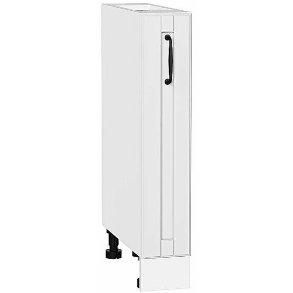 Шкаф нижний бутылочница Дублин Special White/Белый 816*150*478