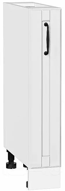 Шкаф нижний бутылочница Дублин Special White/Белый 816*150*478