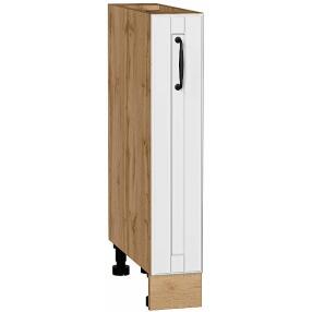 Шкаф нижний бутылочница Дублин Special White/Дуб Вотан 816*150*478