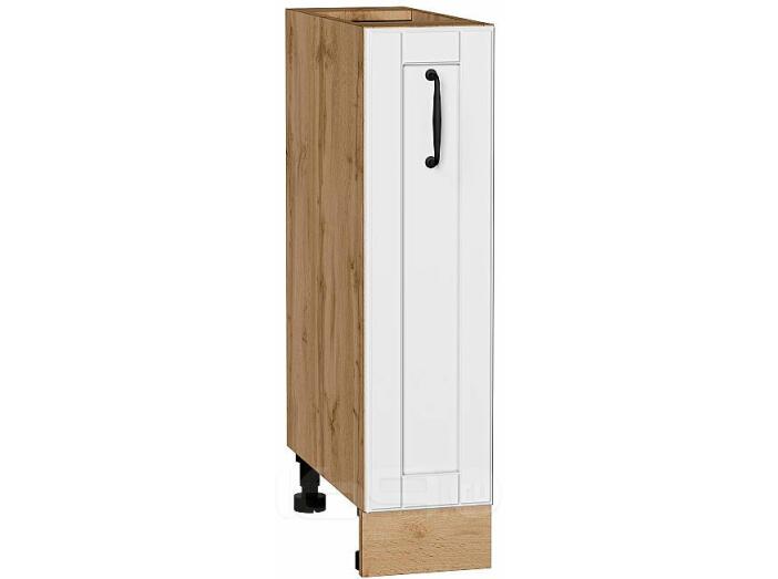 Шкаф нижний бутылочница Дублин Special White/Дуб Вотан 816*200*478