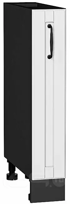 Шкаф нижний бутылочница Дублин Special White/Graphite 816*150*478